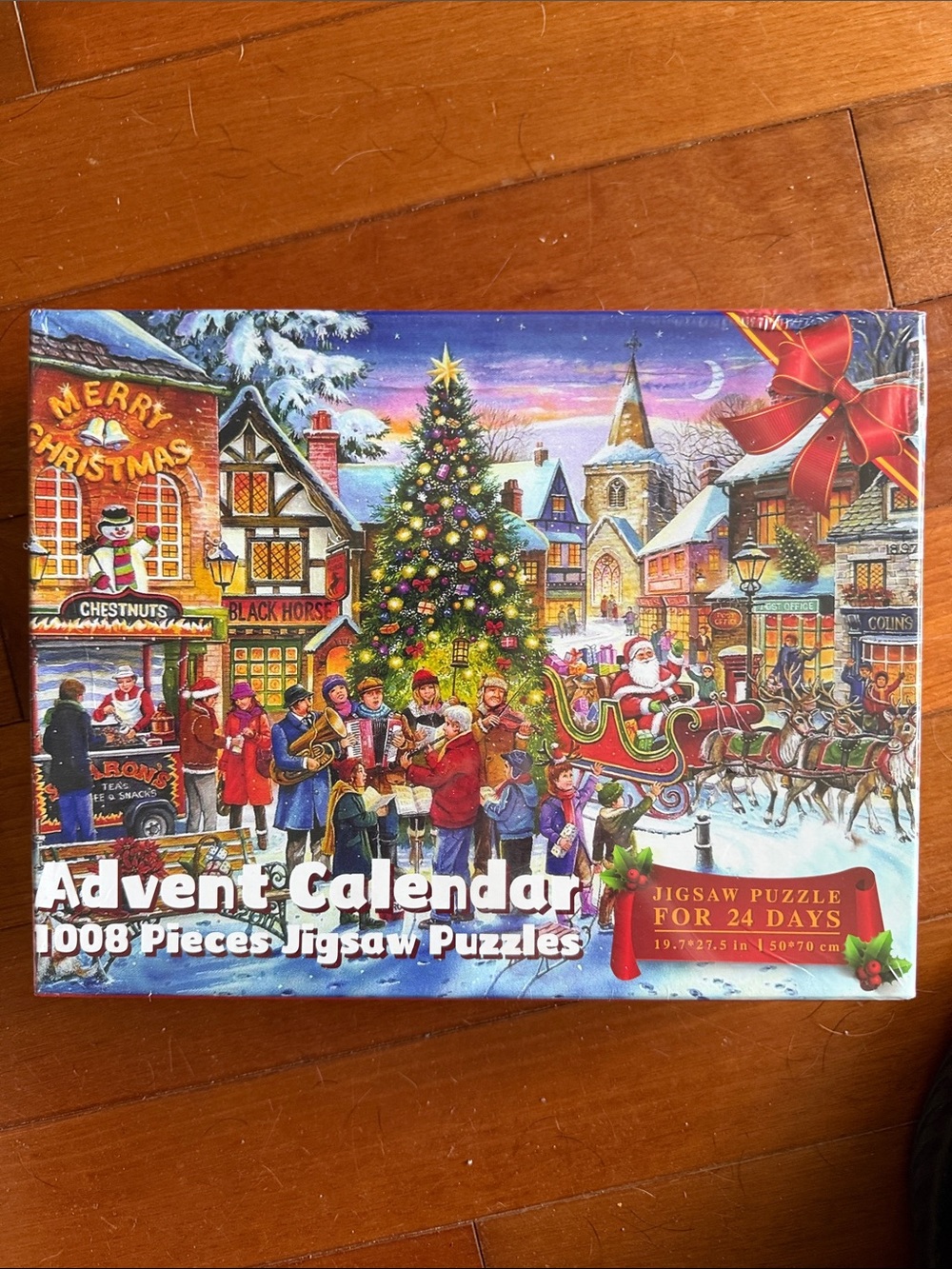 NWT 1008 Piece Jigsaw Puzzle Advent Calendar Holiday
